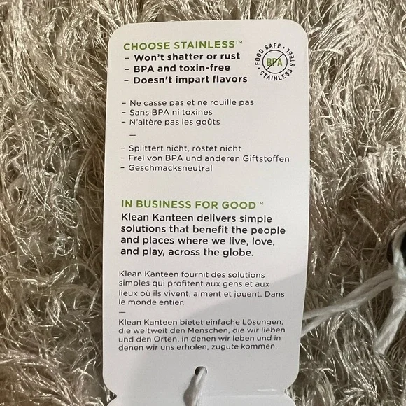 NWT PINK X Klean Kanteen Water Bottle - Picture 7 of 10